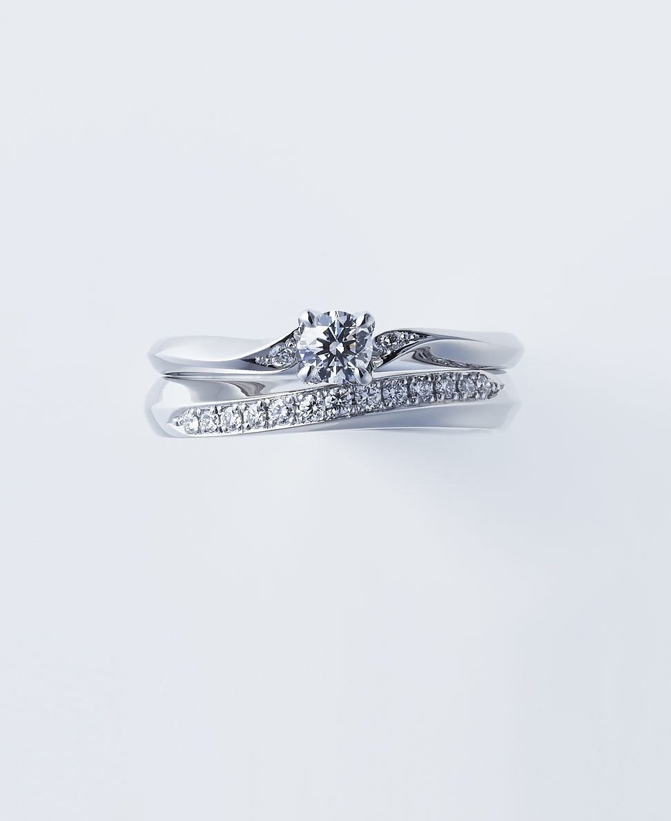 結婚指輪「綺羅」とのコーディネート