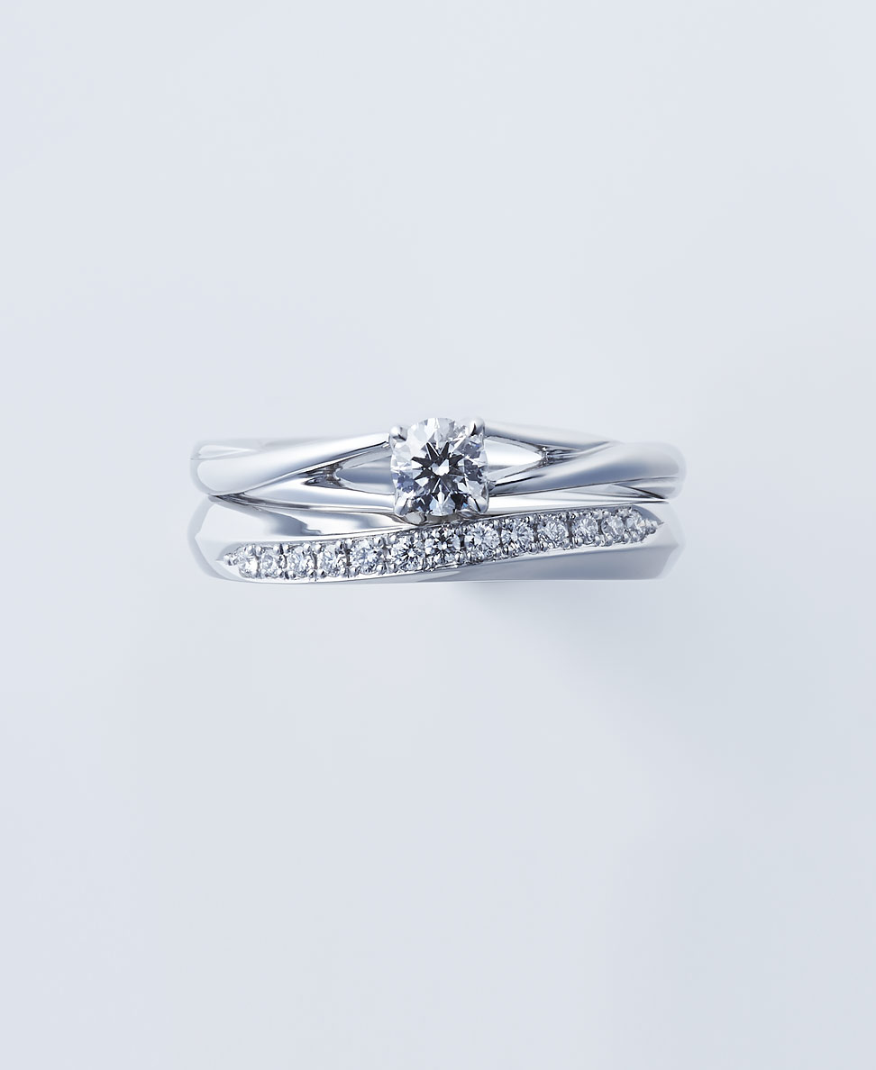 結婚指輪「綺羅」とのコーディネート