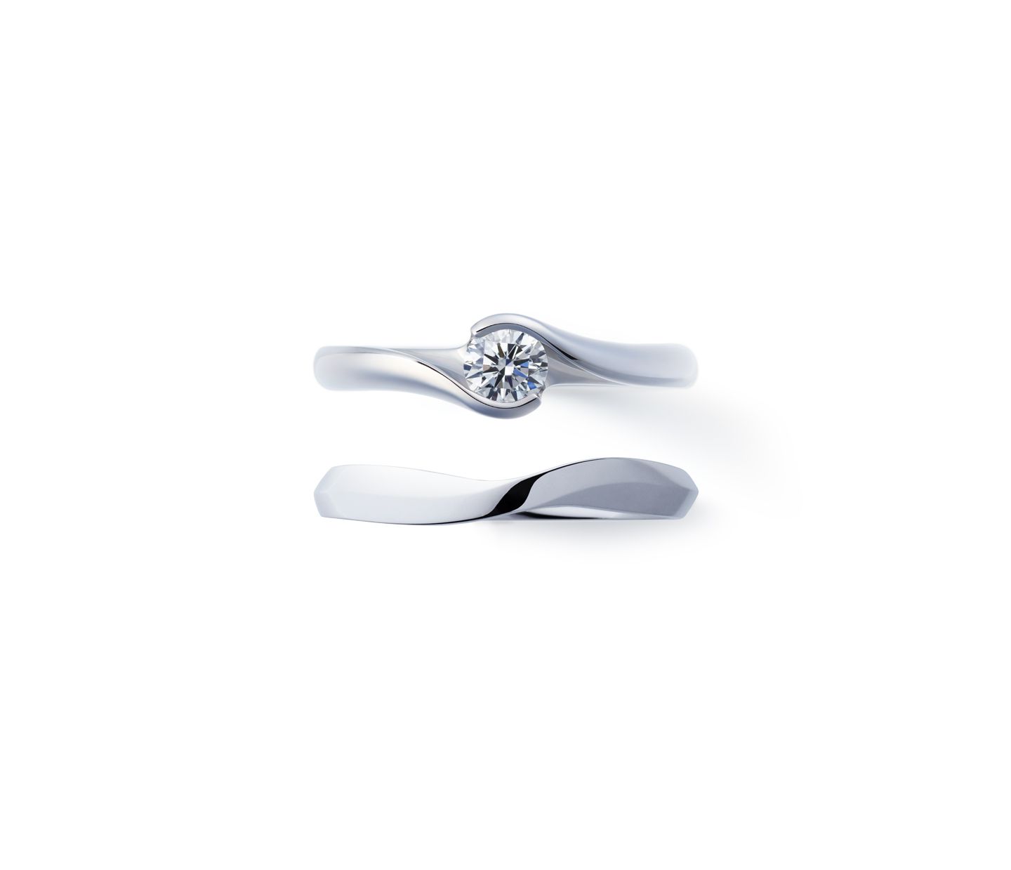 結婚指輪“茜雲”とのセットリング