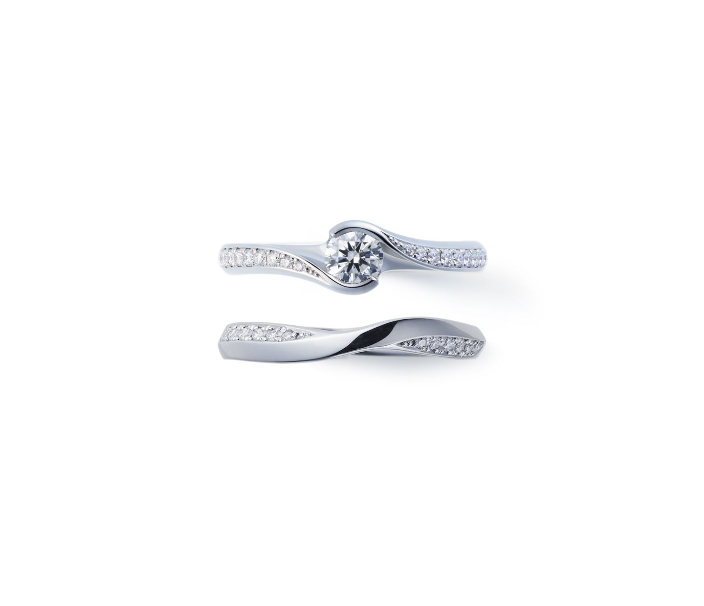 婚約指輪“暁”とのセットリング