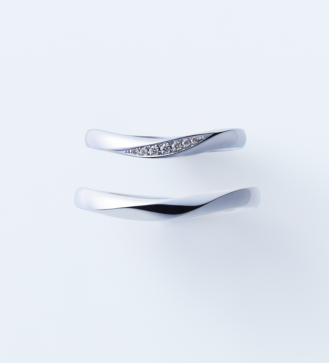 結婚指輪 ことのは ウェーブライン9(S)|結婚指輪・婚約指輪|俄 結婚指輪 ことのは ウェーブライン9(S)|結婚指輪・婚約指輪|俄