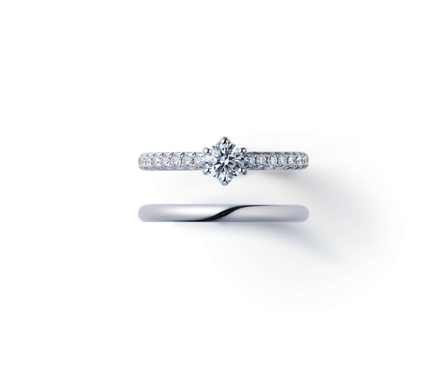 結婚指輪“ことほぎ”とのセットリング