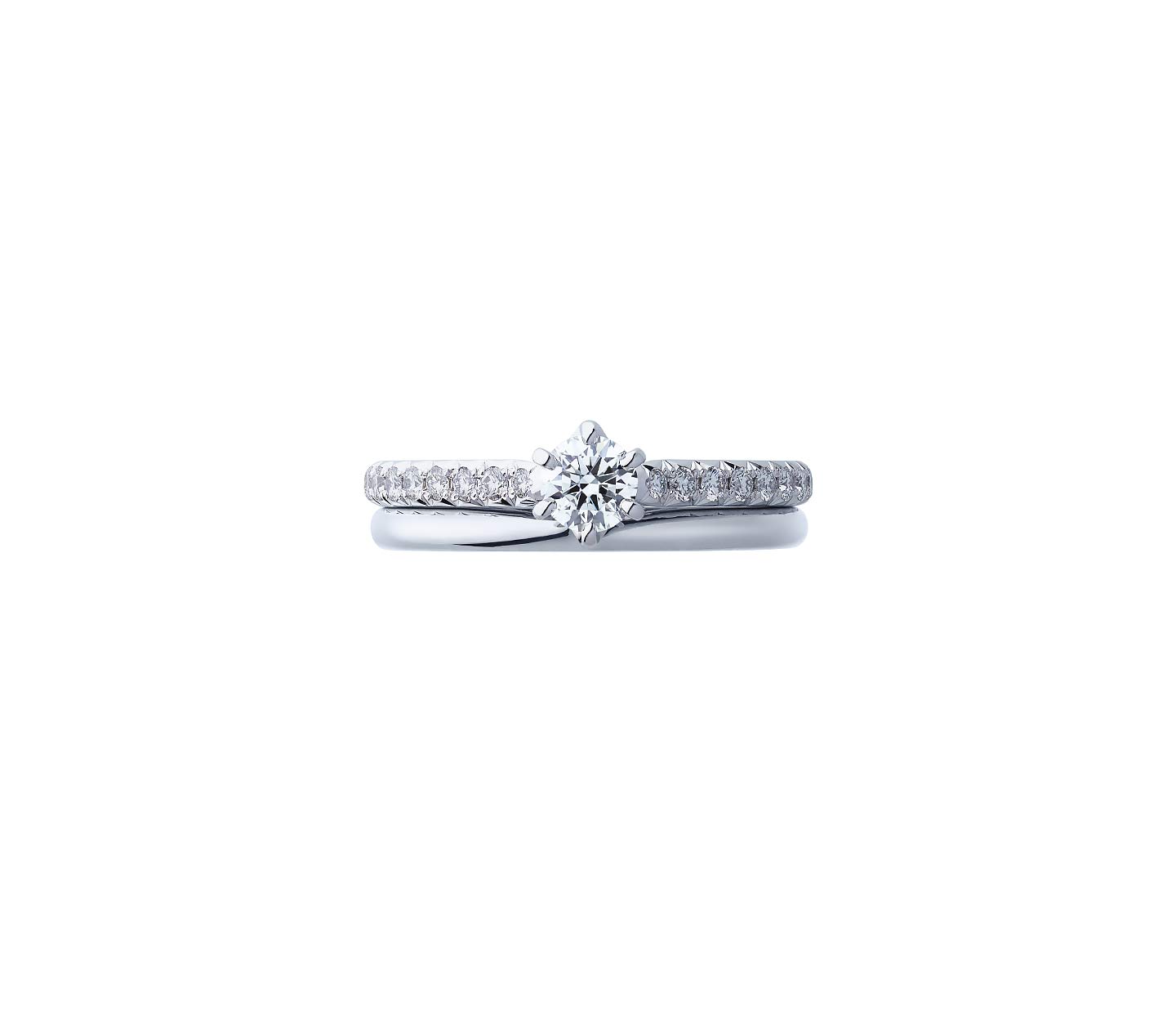 婚約指輪“ことほぎ”とのセットリング