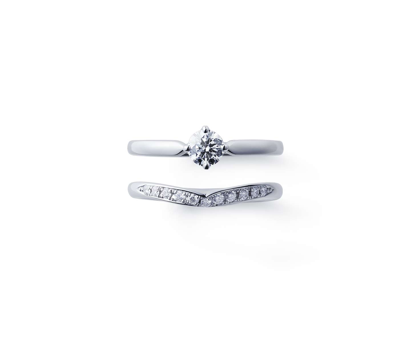 婚約指輪“睡蓮”とのセットリング