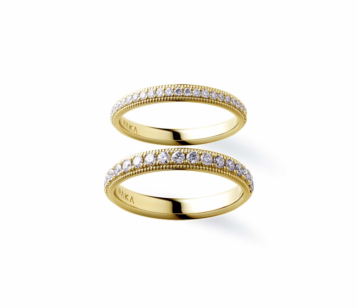 ことほぎ（ミルタイプ メレ・ハーフ）｜マリッジ｜結婚指輪