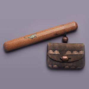 胡蝶の舞図金工煙草箱｜和彫りの名品 ｜和彫り 伝統の彫金技術｜結婚