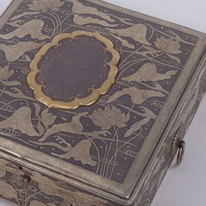 七宝 夕顔文釘隠｜和彫りの名品 ｜和彫り 伝統の彫金技術｜結婚指輪