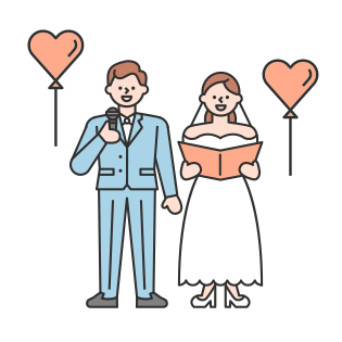 新郎新婦の司会